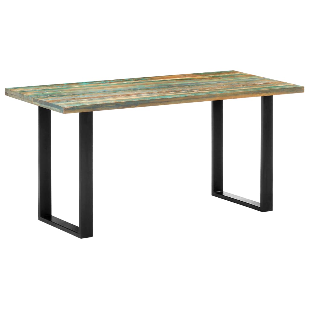 Spisebord 160x80x75 cm gjenvunnet heltre