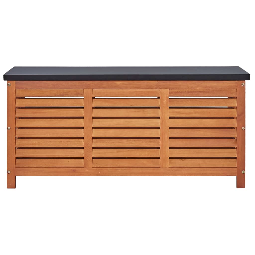 Oppbevaringsboks til hage 117x50x55 cm heltre eukalyptus