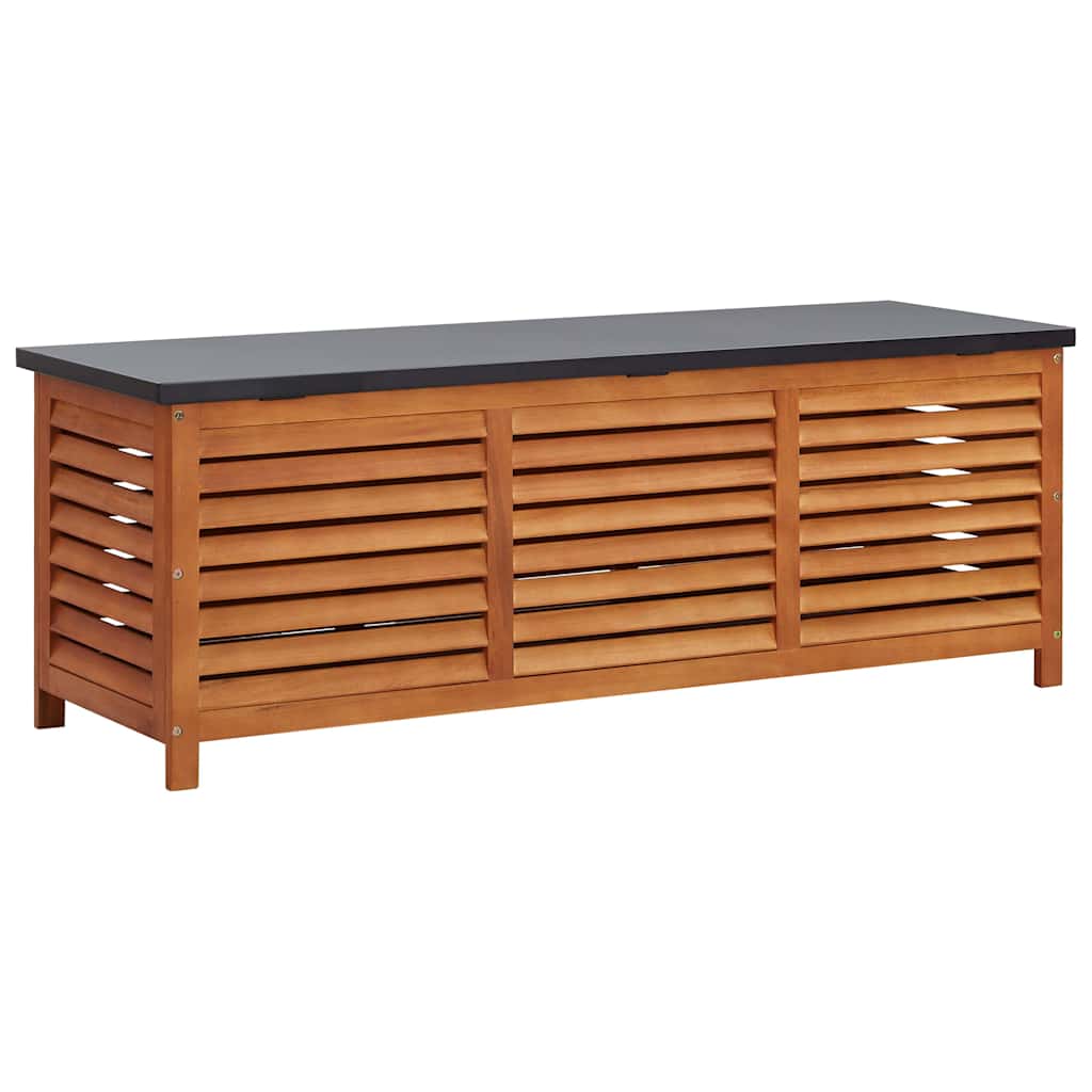 Oppbevaringsboks til hage 150x50x55 cm heltre eukalyptus
