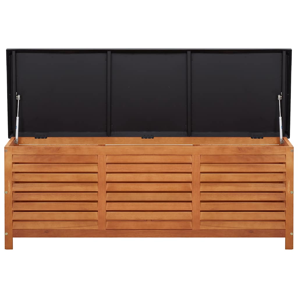 Oppbevaringsboks til hage 150x50x55 cm heltre eukalyptus