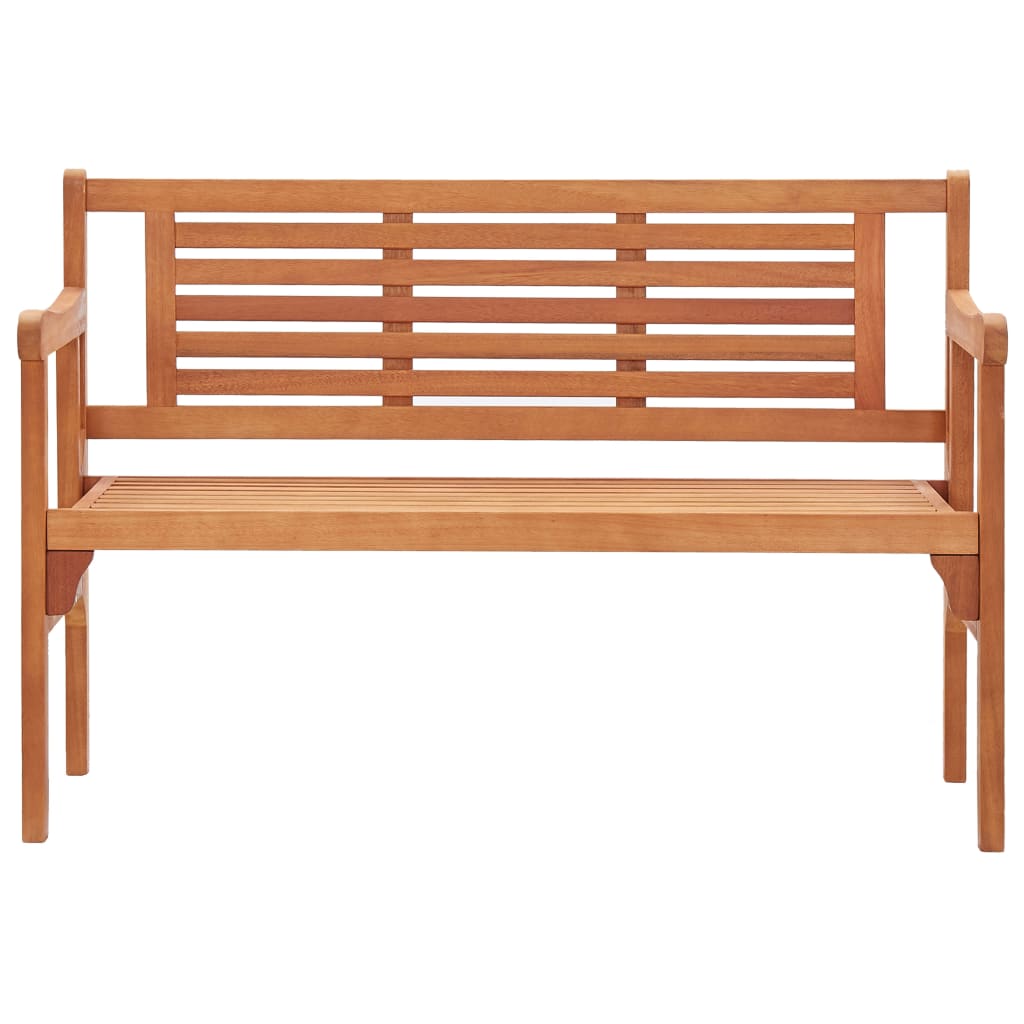 Sammenleggbar hagebenk 120 cm heltre eukalyptus