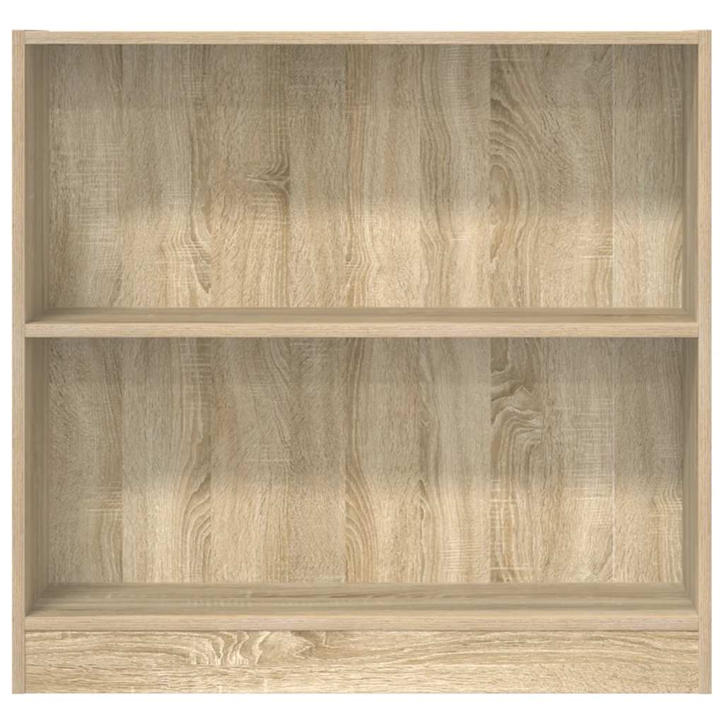 Bokhylle sonoma eik 80x24x75 cm konstruert tre