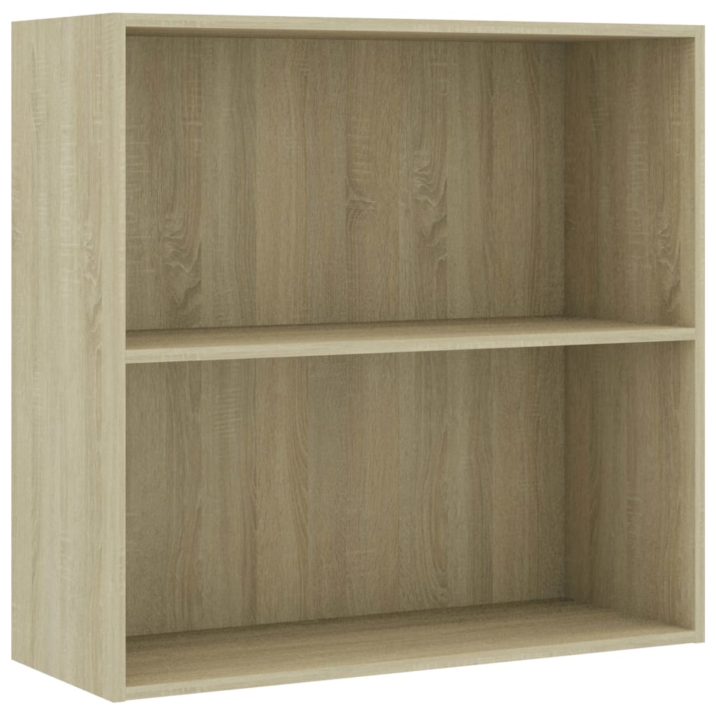 Bokhylle sonoma eik 80x30x76,5 cm konstruert tre