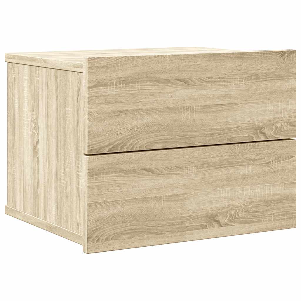 Nattbord sonoma eik 40x30x30 cm konstruert tre