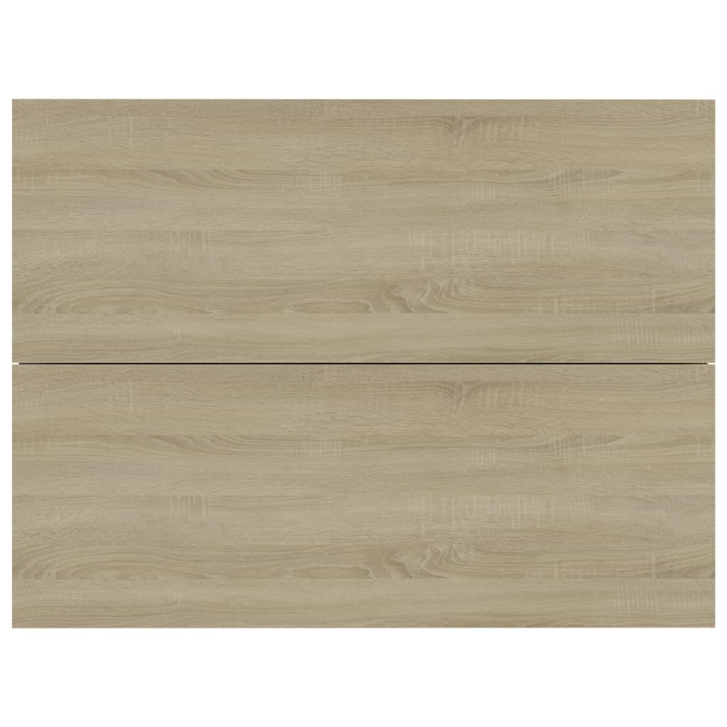 Nattbord 2 stk sonoma eik 40x30x30 cm konstruert tre