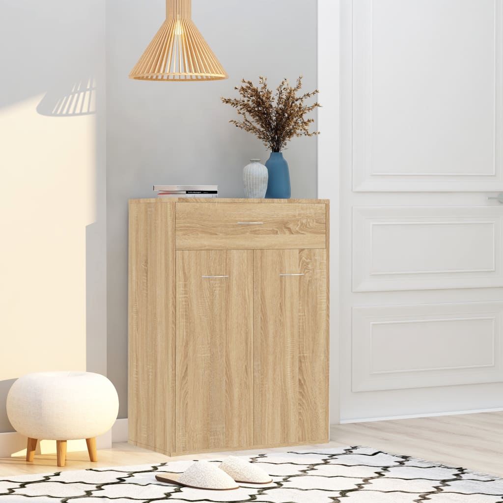 Skoskap sonoma eik 60x35x84 cm konstruert tre