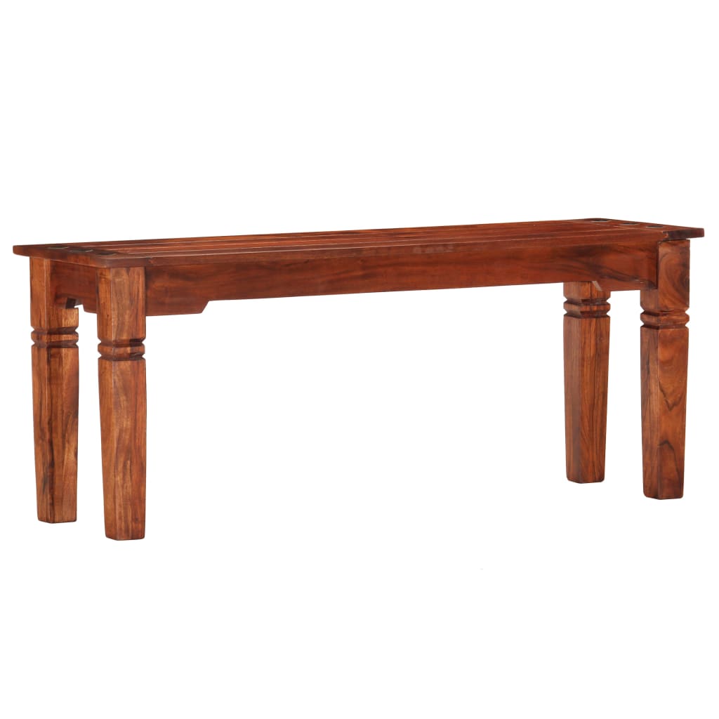 Benk 110 cm heltre akasie