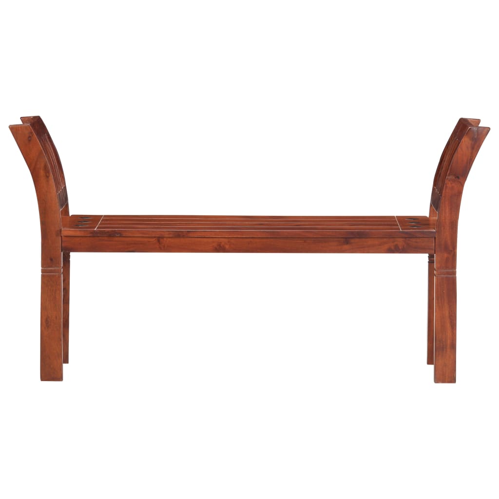 Benk 111 cm heltre akasie