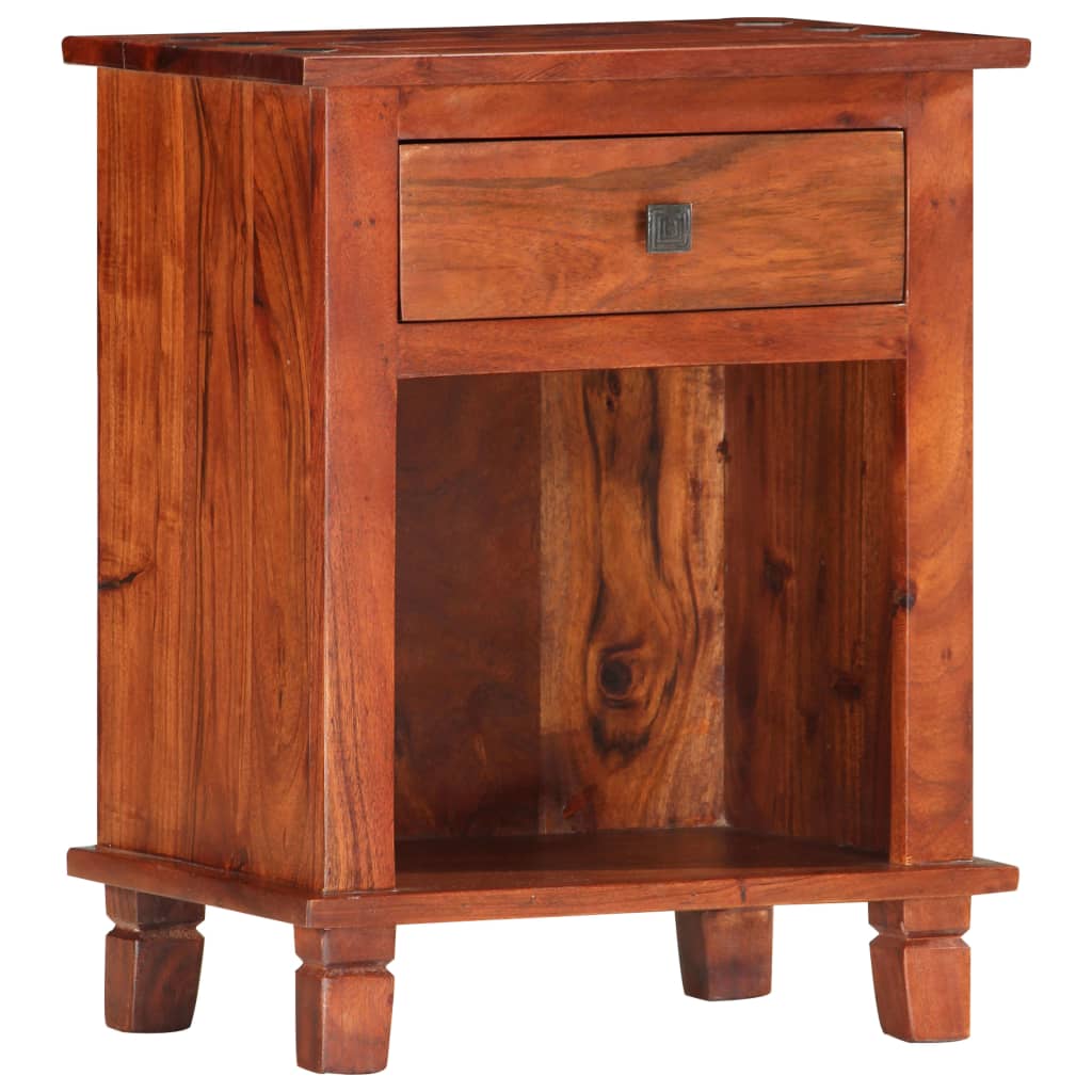 Nattbord 40x30x50 cm heltre akasie