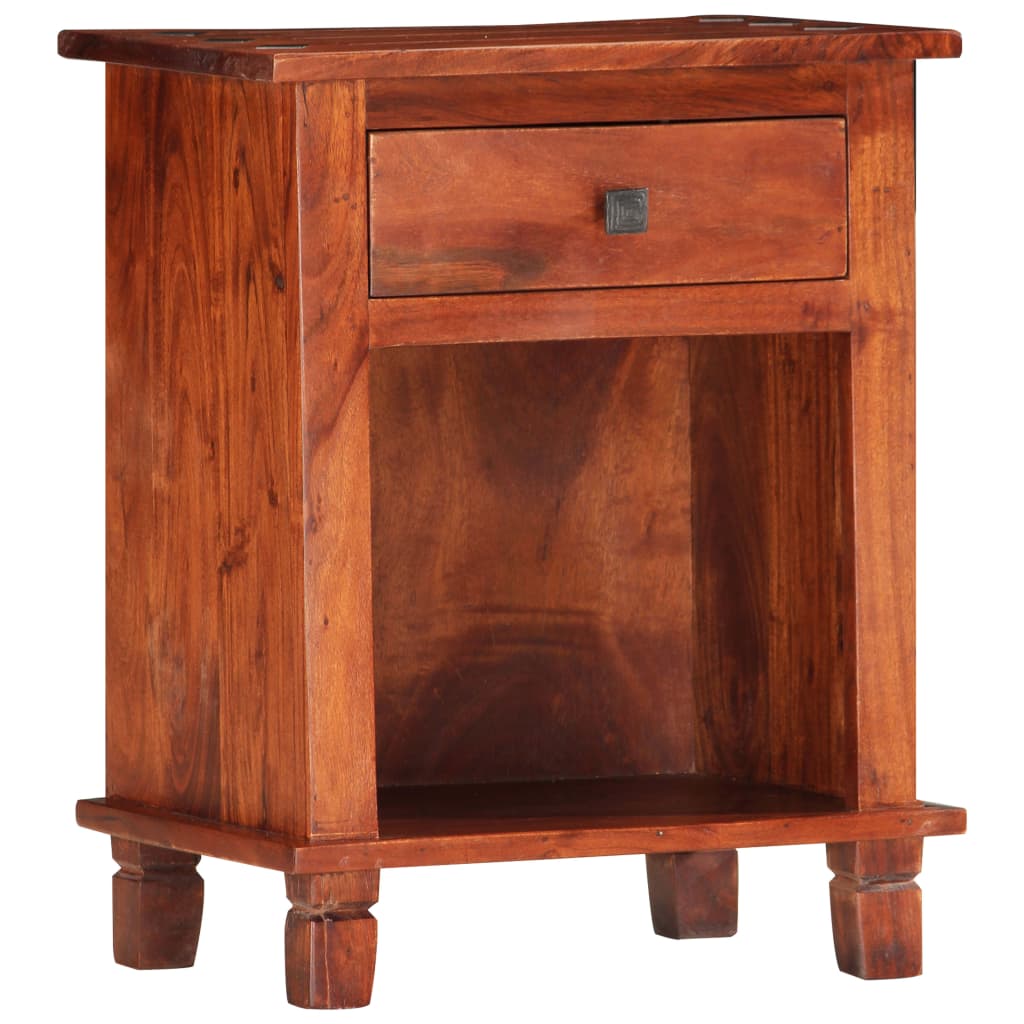 Nattbord 40x30x50 cm heltre akasie