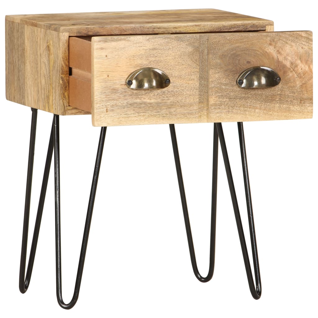 Nattbord 40x30x50 cm heltre mango
