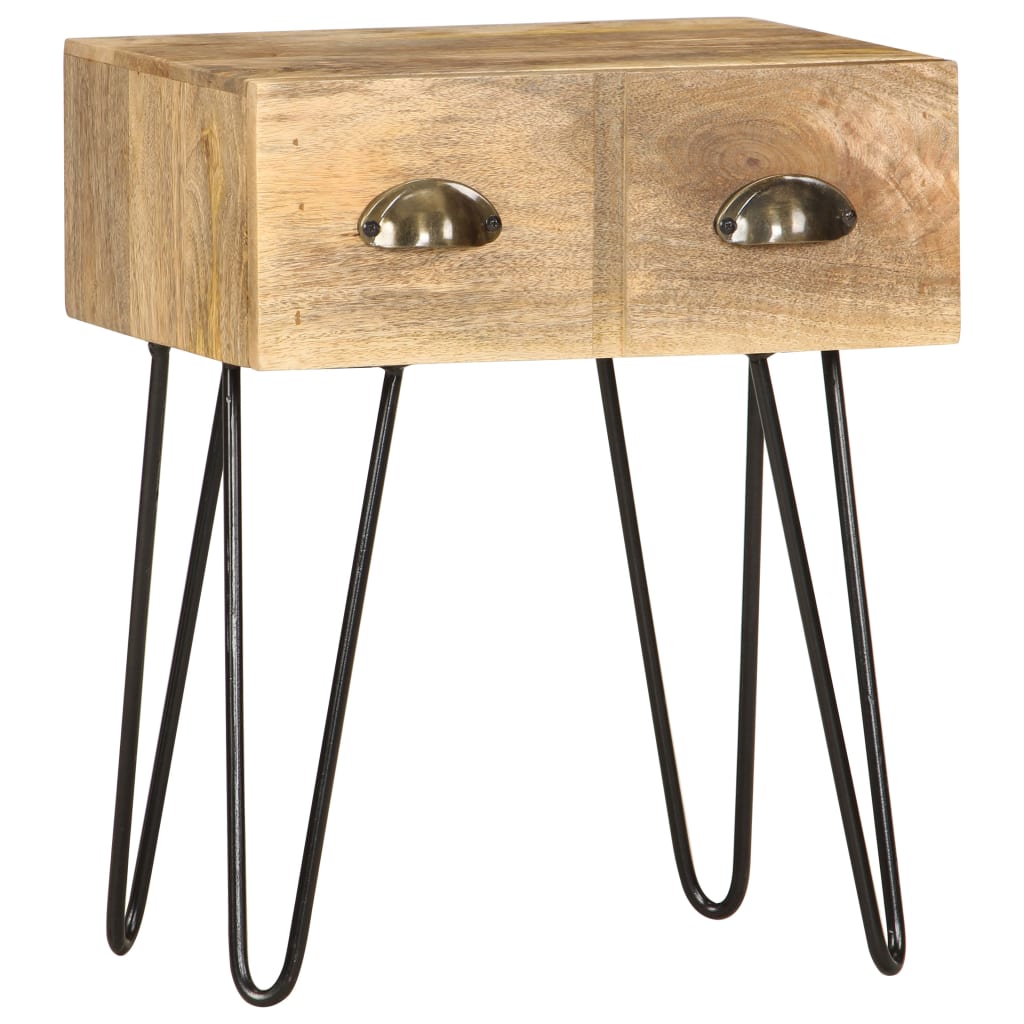 Nattbord 40x30x50 cm heltre mango