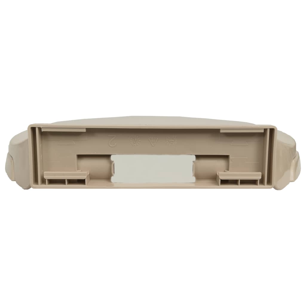 Toalettsete myktlukkende beige oval