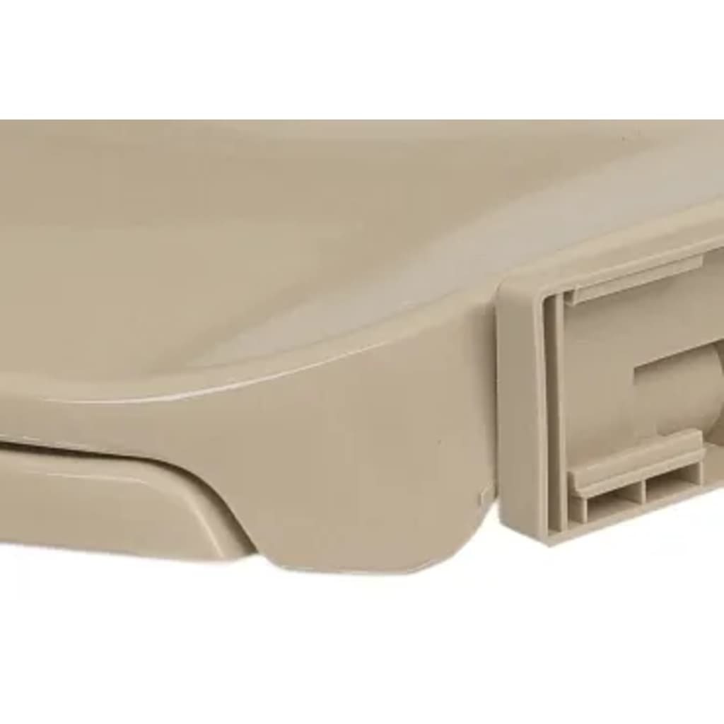 Toalettsete myktlukkende beige oval