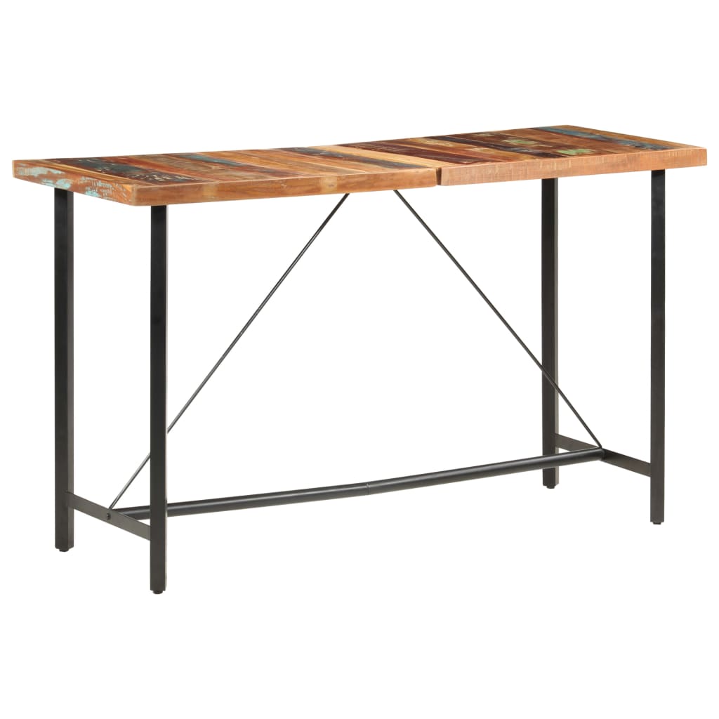 Barbord 180x70x107 cm gjenvunnet heltre