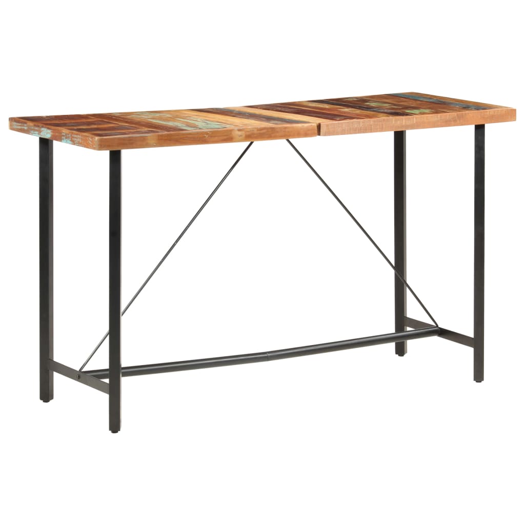 Barbord 180x70x107 cm gjenvunnet heltre