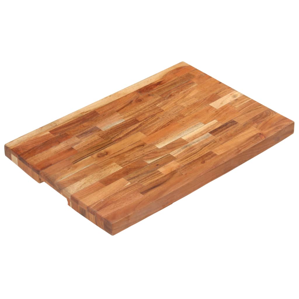 Skjærebrett 60x40x4 cm heltre akasie