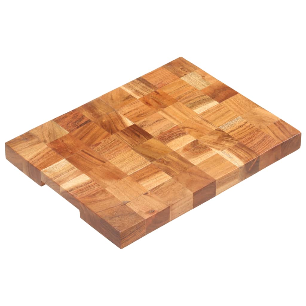 Skjærebrett 40x30x3,8 cm heltre akasie