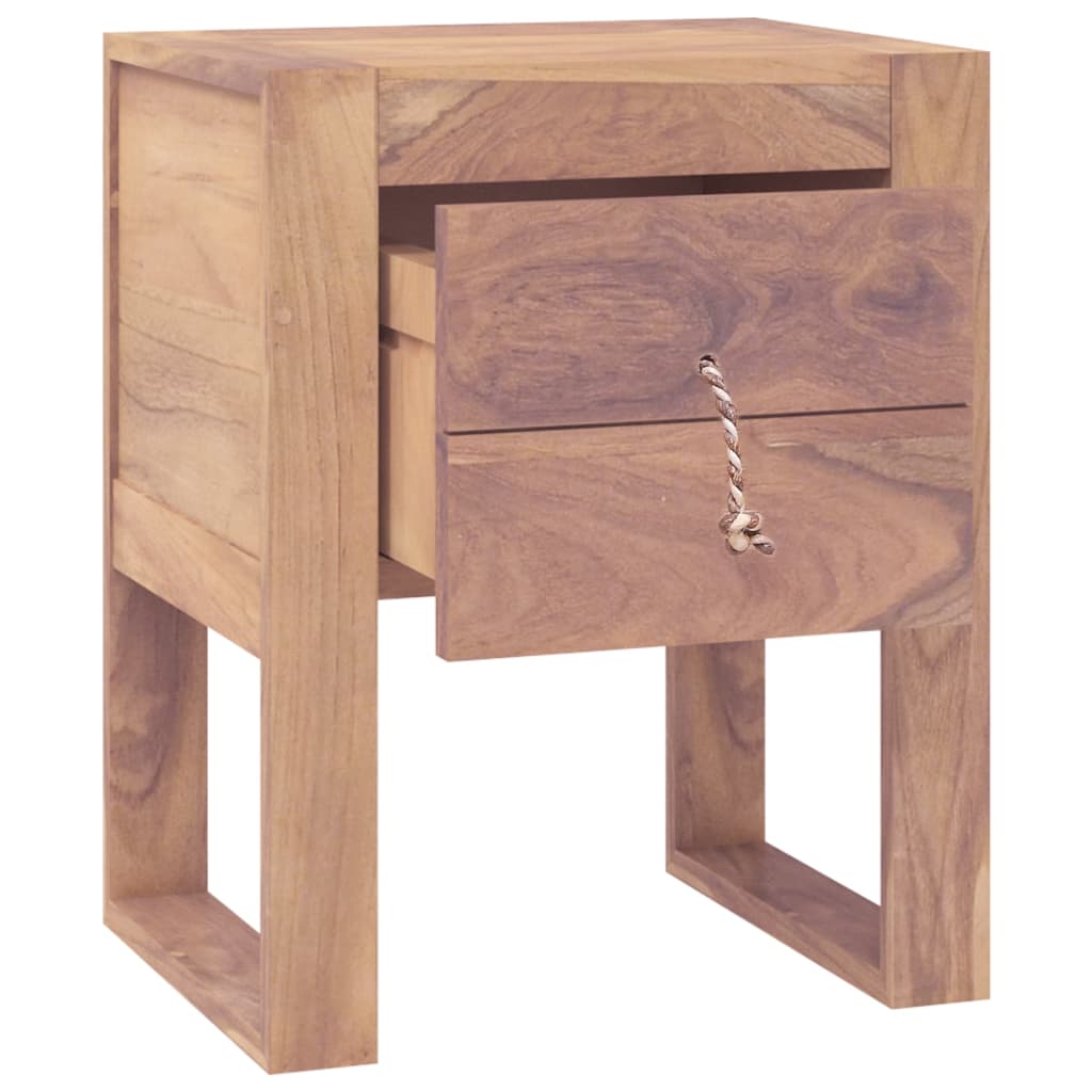 Nattbord 40x30x50 cm heltre teak