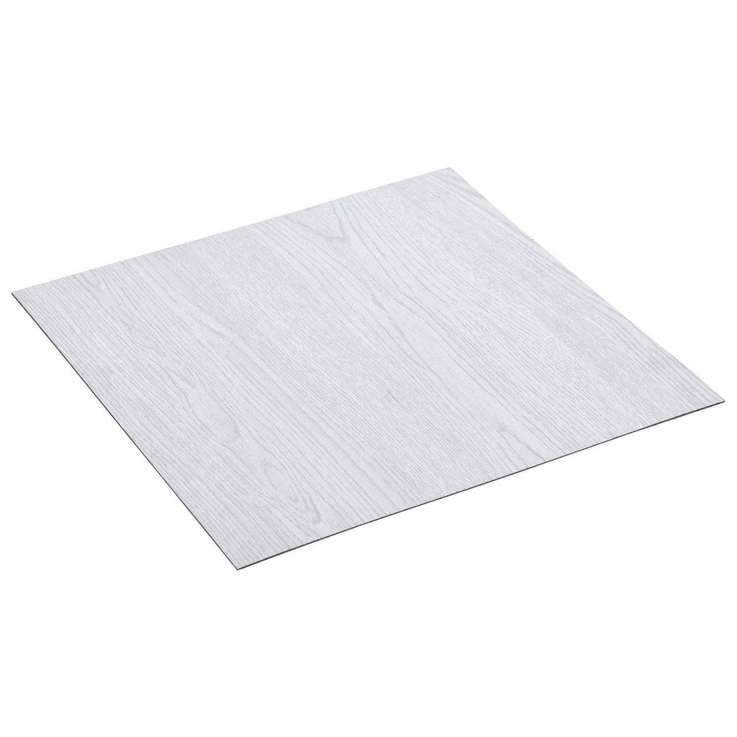 Gulvplanker 5,11 m² 55 pcs PVC Hvit Tre