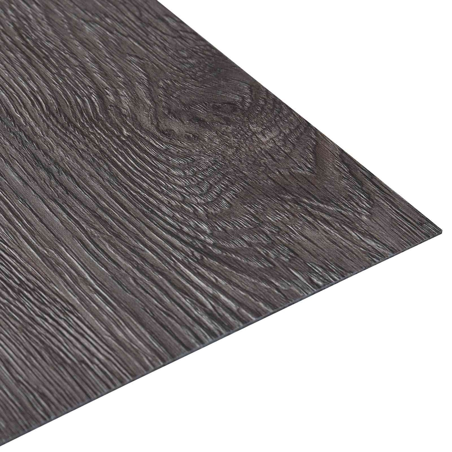 Gulvplanker 5,11 m² 55 pcs PVC Svart og Grå