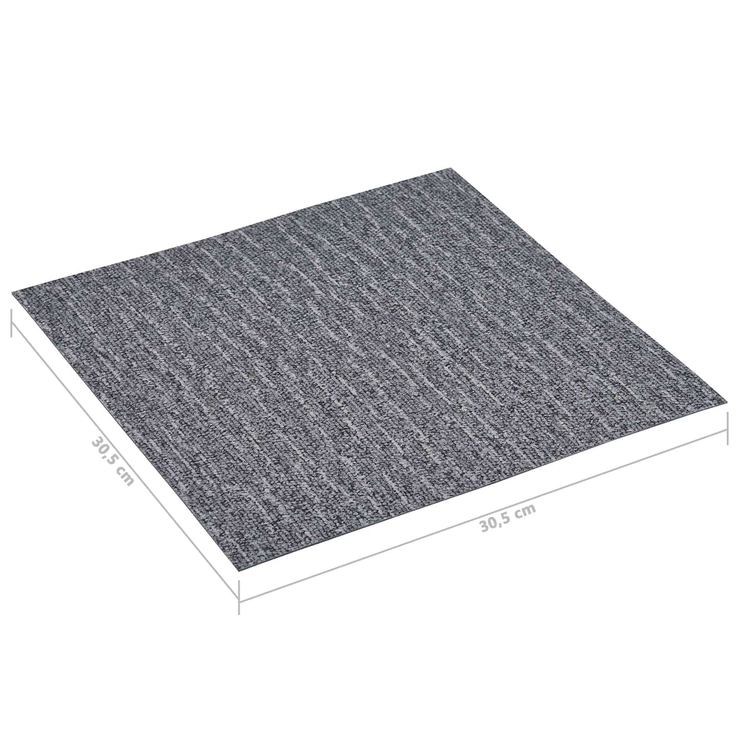 Gulvplanker 5,11 m² 55 pcs PVC Hvit og Grå