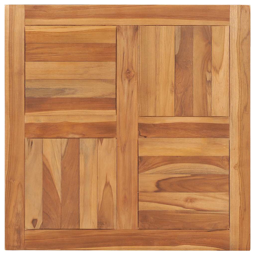 Bordplate heltre teak 70x70x2,5 cm