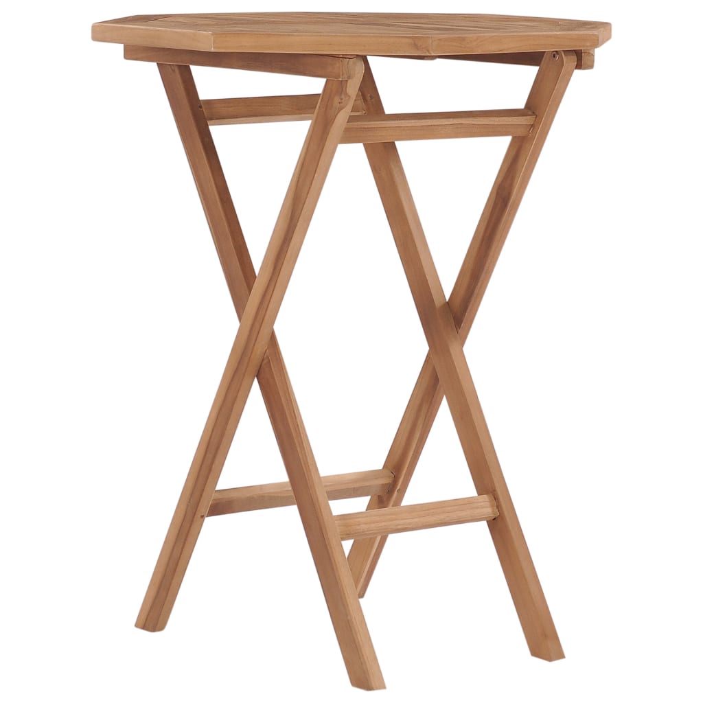 Sammenleggbart hagebord 60x60x75 cm heltre teak