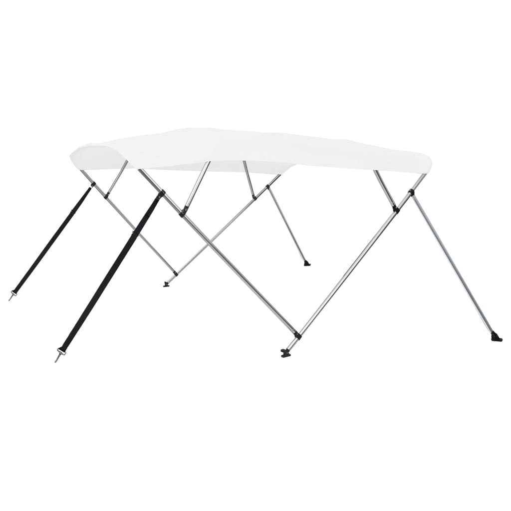 Biminitopp 4-buet hvit 243x210x137 cm