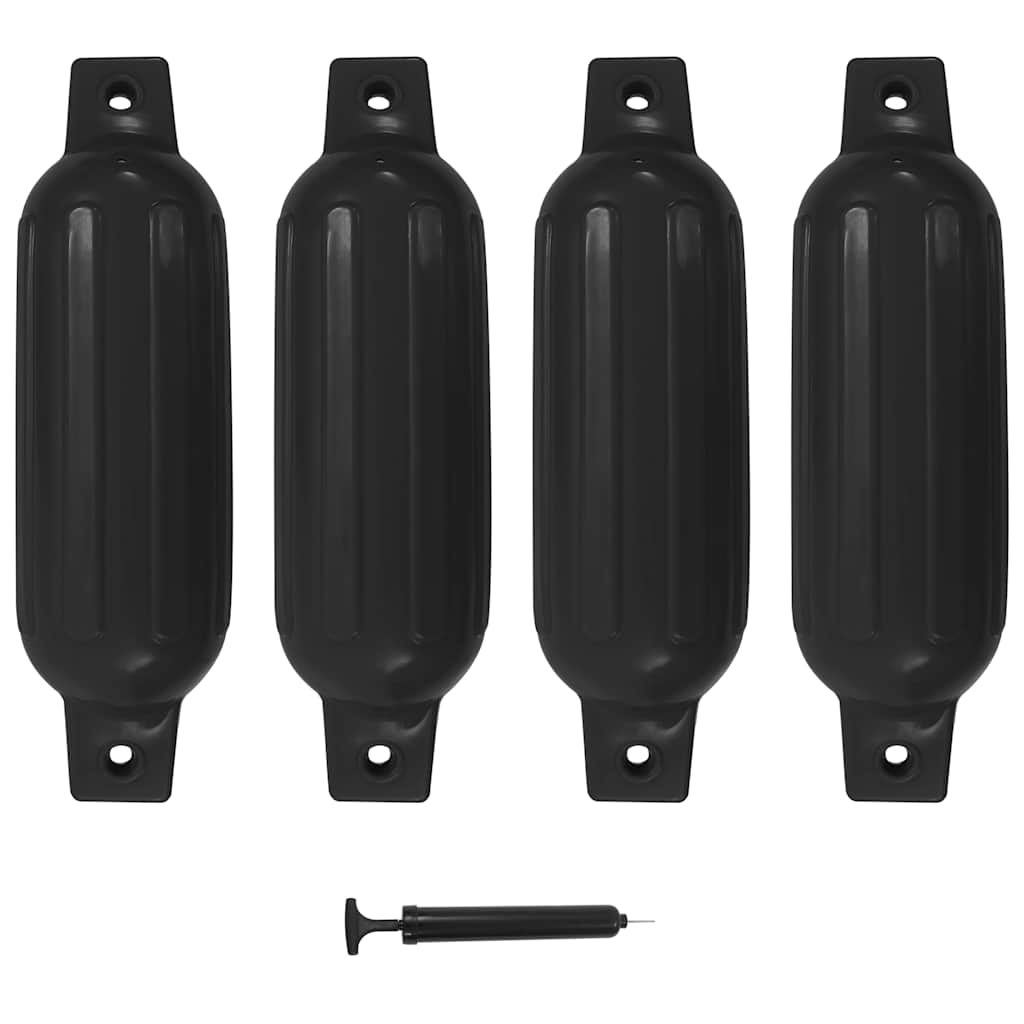 | Båtbumper | Svart 41 x 11,5 cm PVC