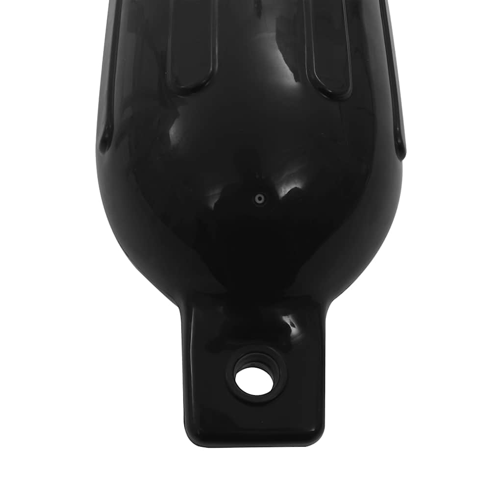 Båtfender 4 stk svart 58,5x16,5 cm PVC