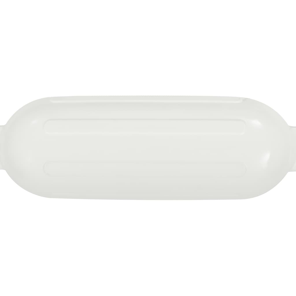 Båtfender 4 stk hvit 41x11,5 cm PVC