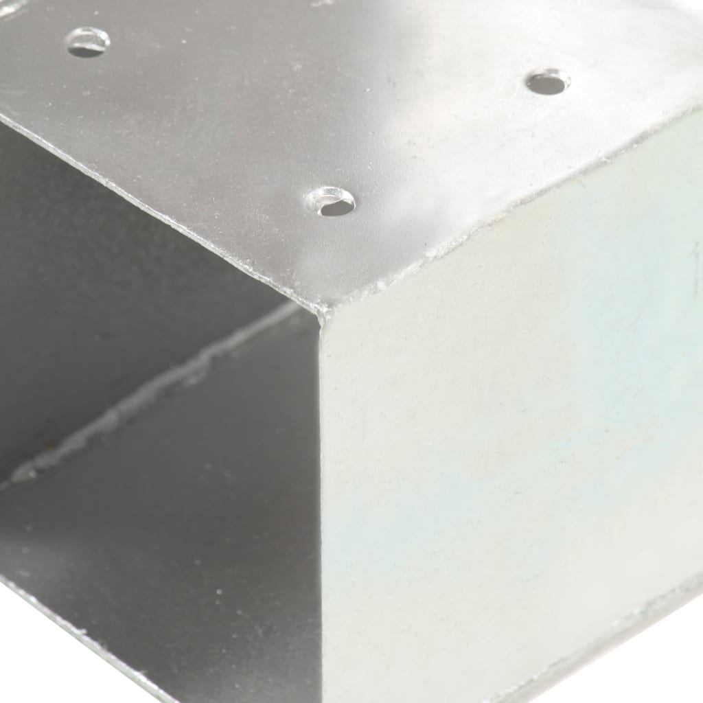 Stolpesko T-form galvanisert metall 71x71 mm