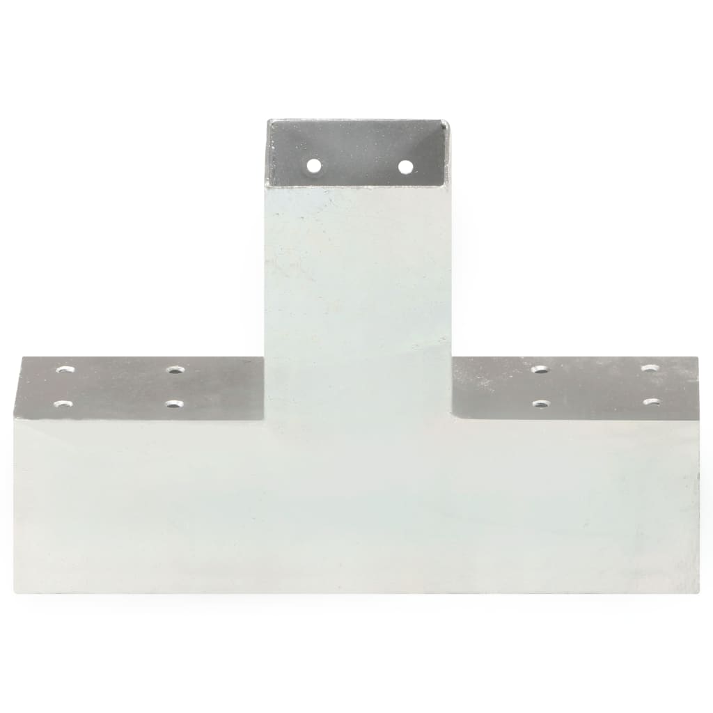Stolpesko X-form galvanisert metall 71x71 mm