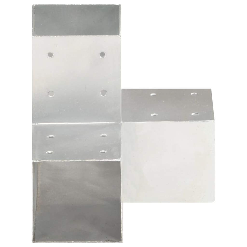 Stolpesko Y-form galvanisert metall 91x91 mm
