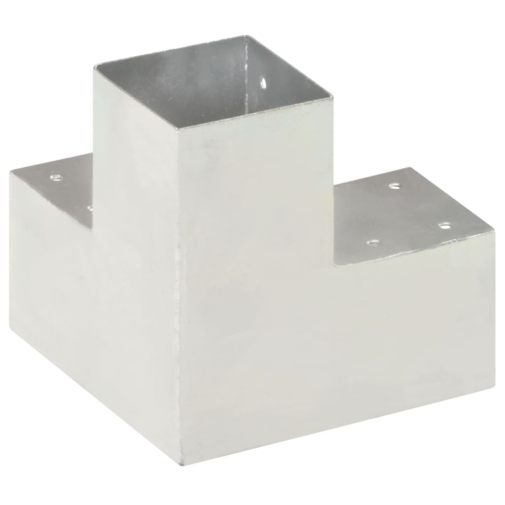 Stolpesko Y-form galvanisert metall 91x91 mm