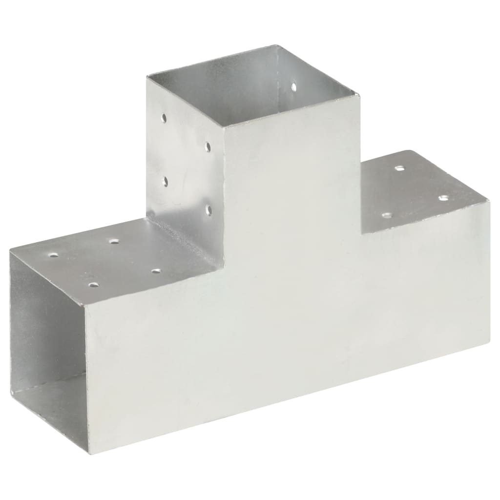 Stolpesko T-form galvanisert metall 101x101 mm