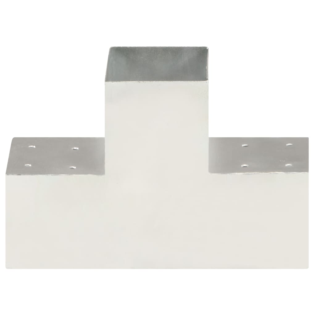 Stolpesko T-form galvanisert metall 101x101 mm