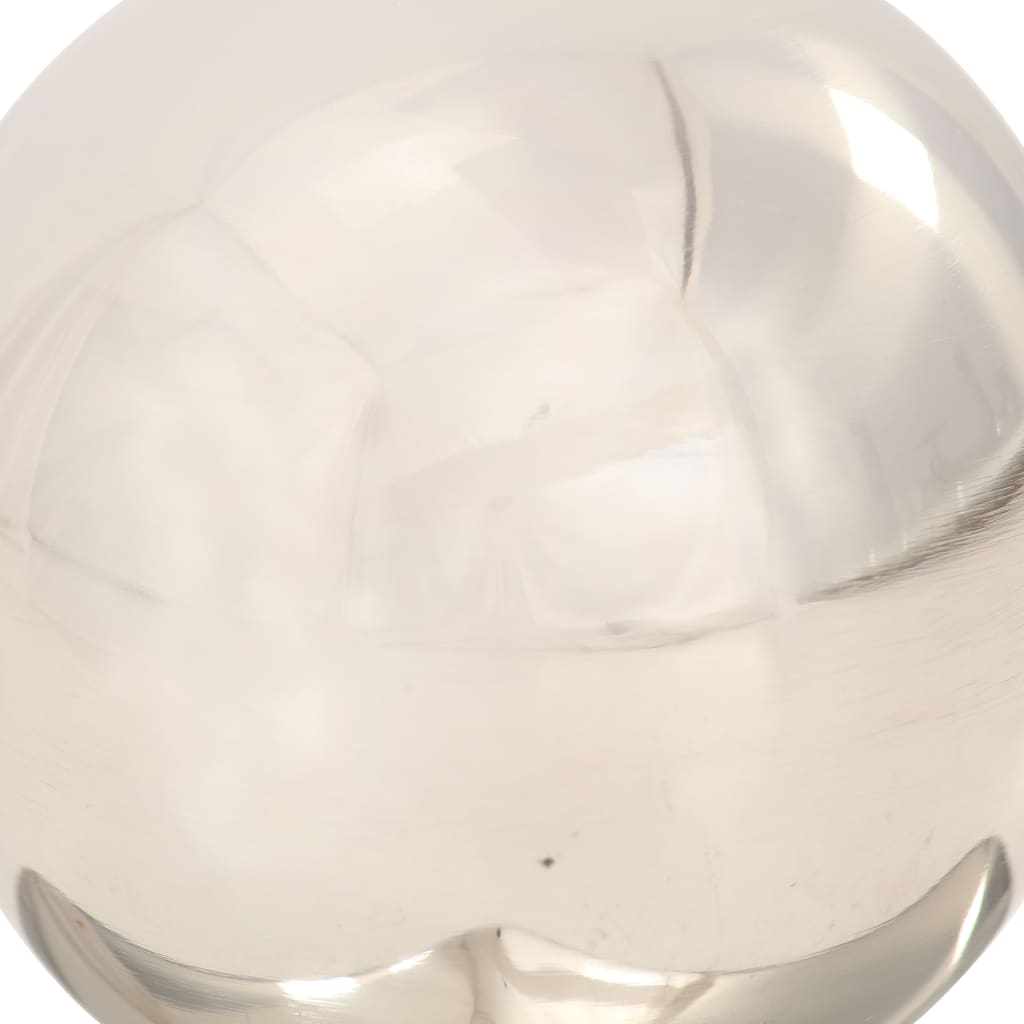 Stolpehatter 6 stk ballformet rustfritt stål 91x91 mm
