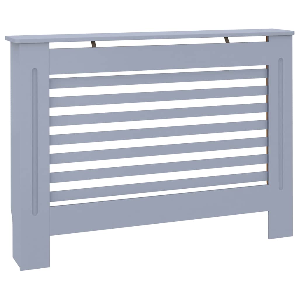 Radiatordeksel antrasitt 112x19x81,5 cm MDF