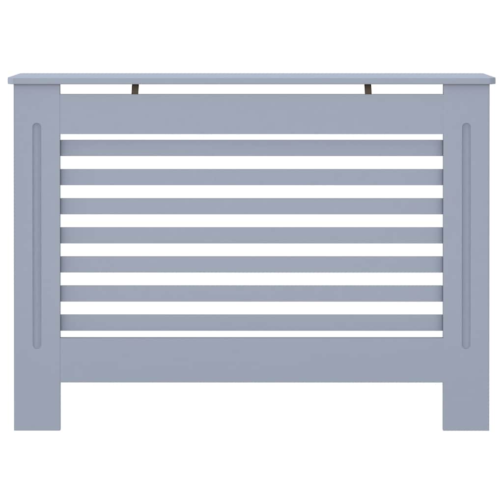 Radiatordeksel antrasitt 112x19x81,5 cm MDF