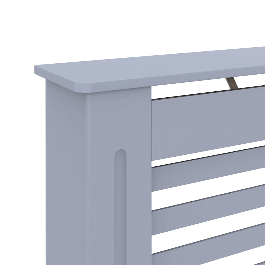 Radiatordeksel antrasitt 112x19x81,5 cm MDF