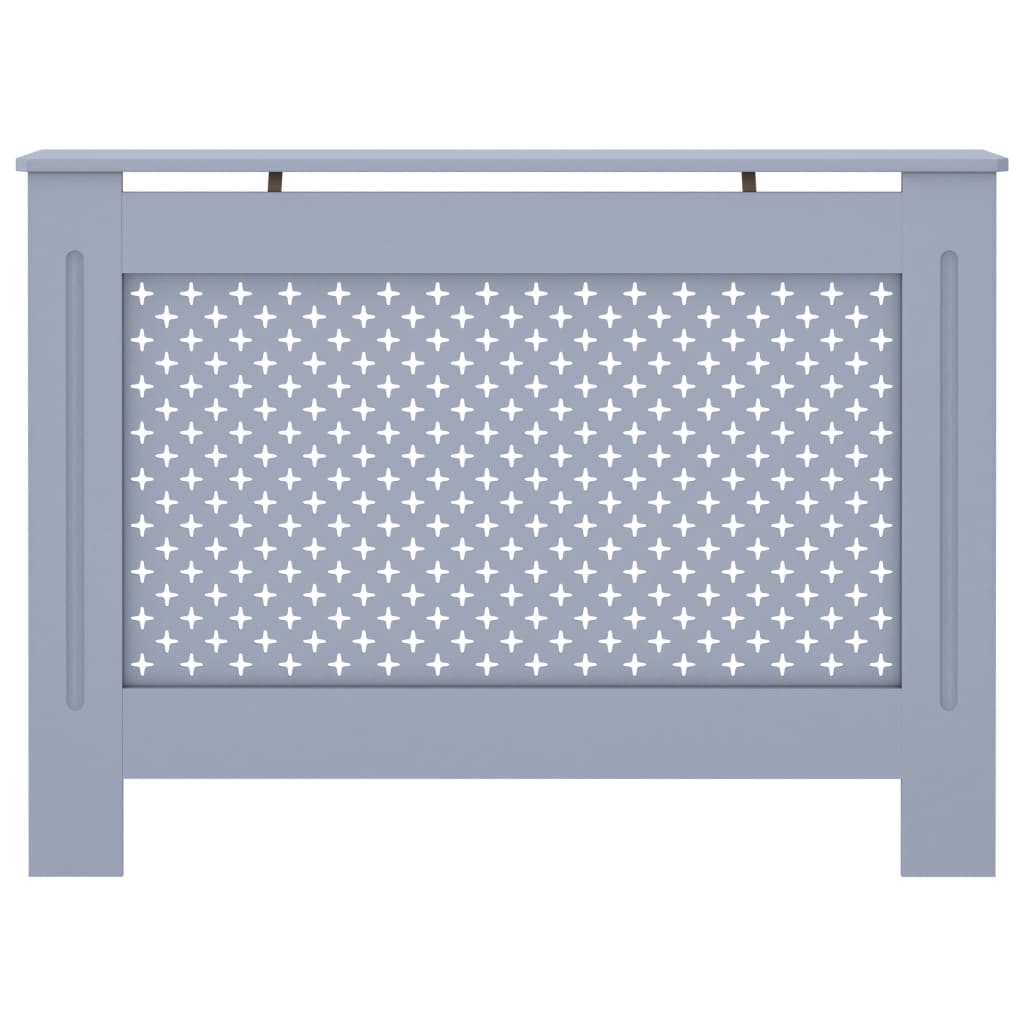 Radiatordeksel antrasitt 112x19x81,5 cm MDF