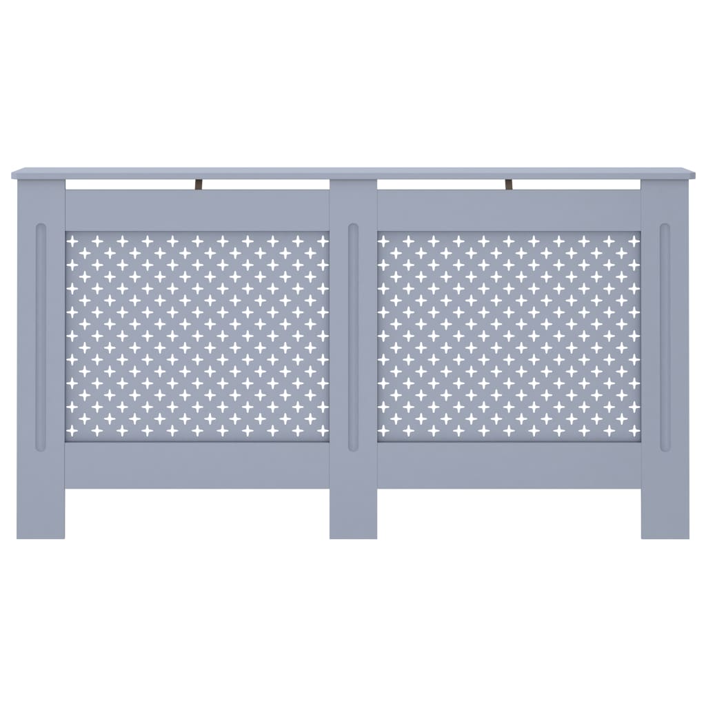 Radiatordeksel antrasitt 152x19x81,5 cm MDF