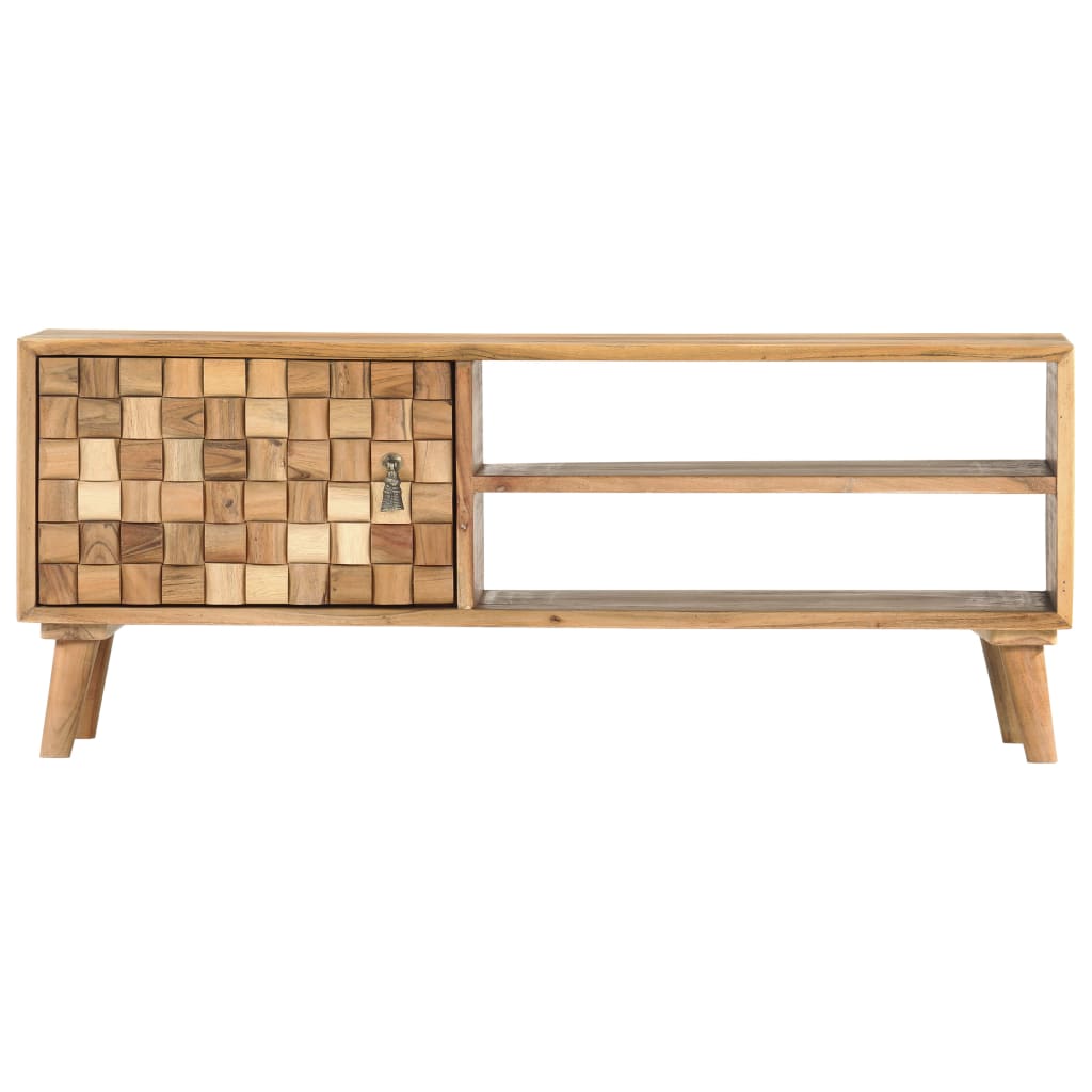 TV-benk 100x30x40 cm heltre akasie