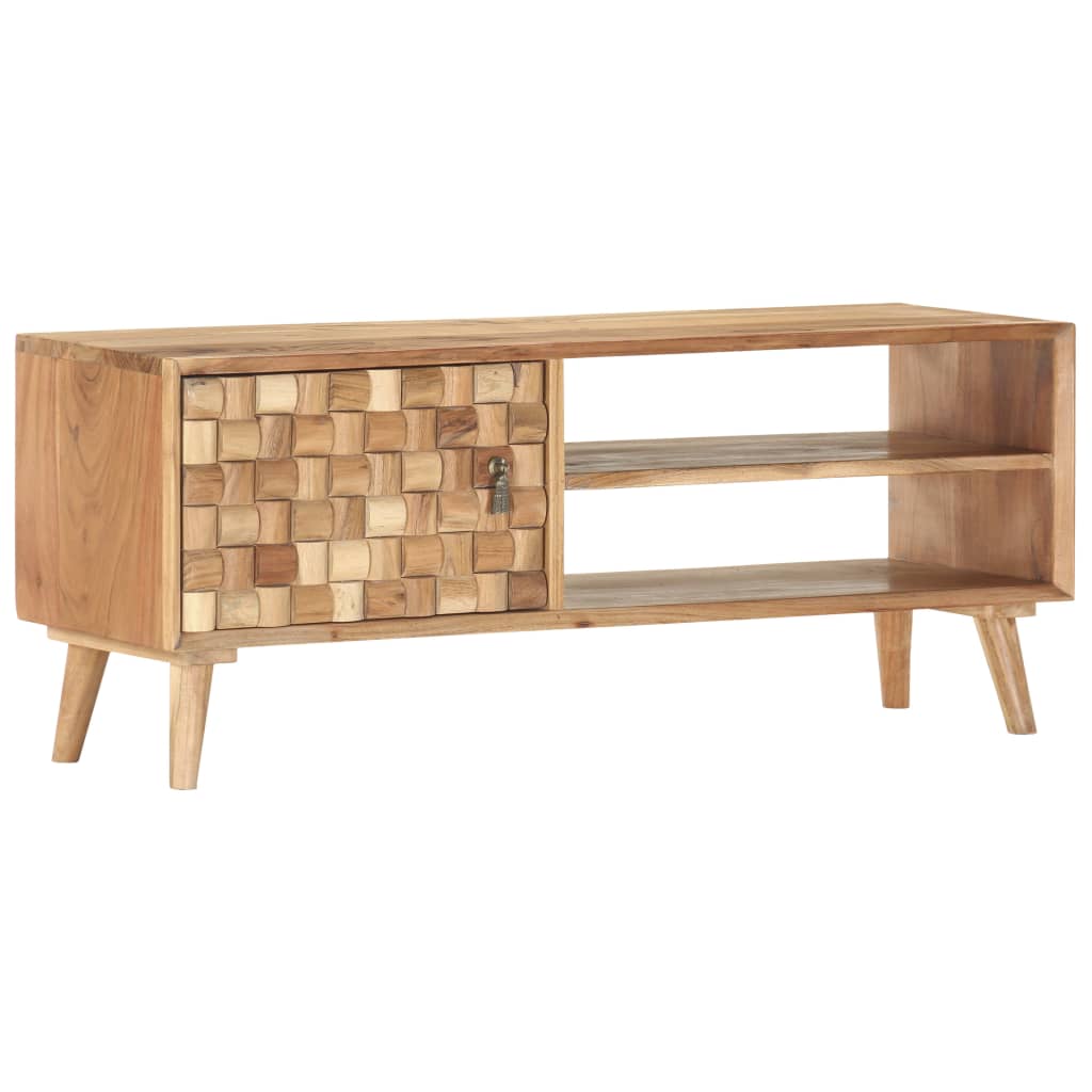 TV-benk 100x30x40 cm heltre akasie