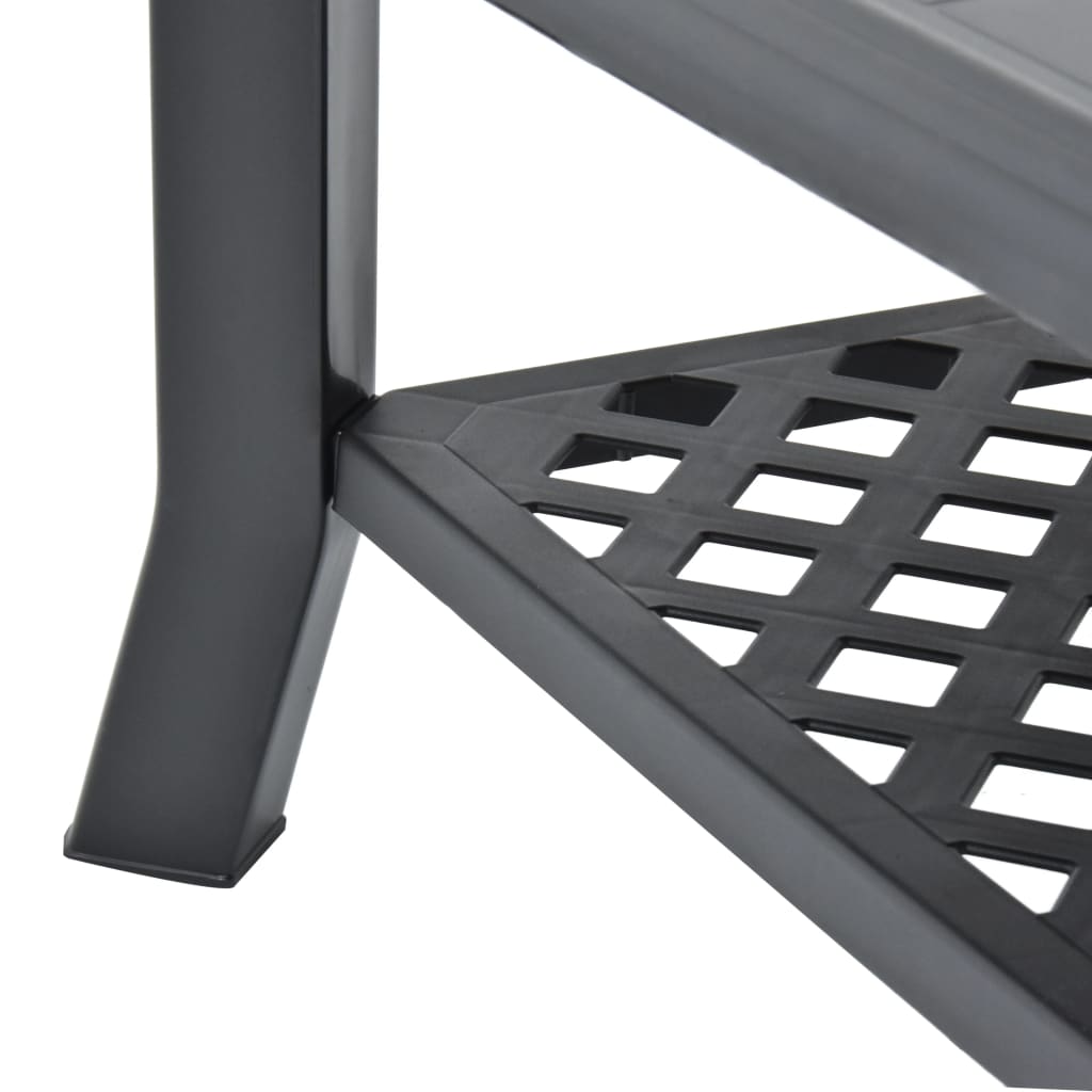 Salongbord antrasitt 90x60x46 cm plast