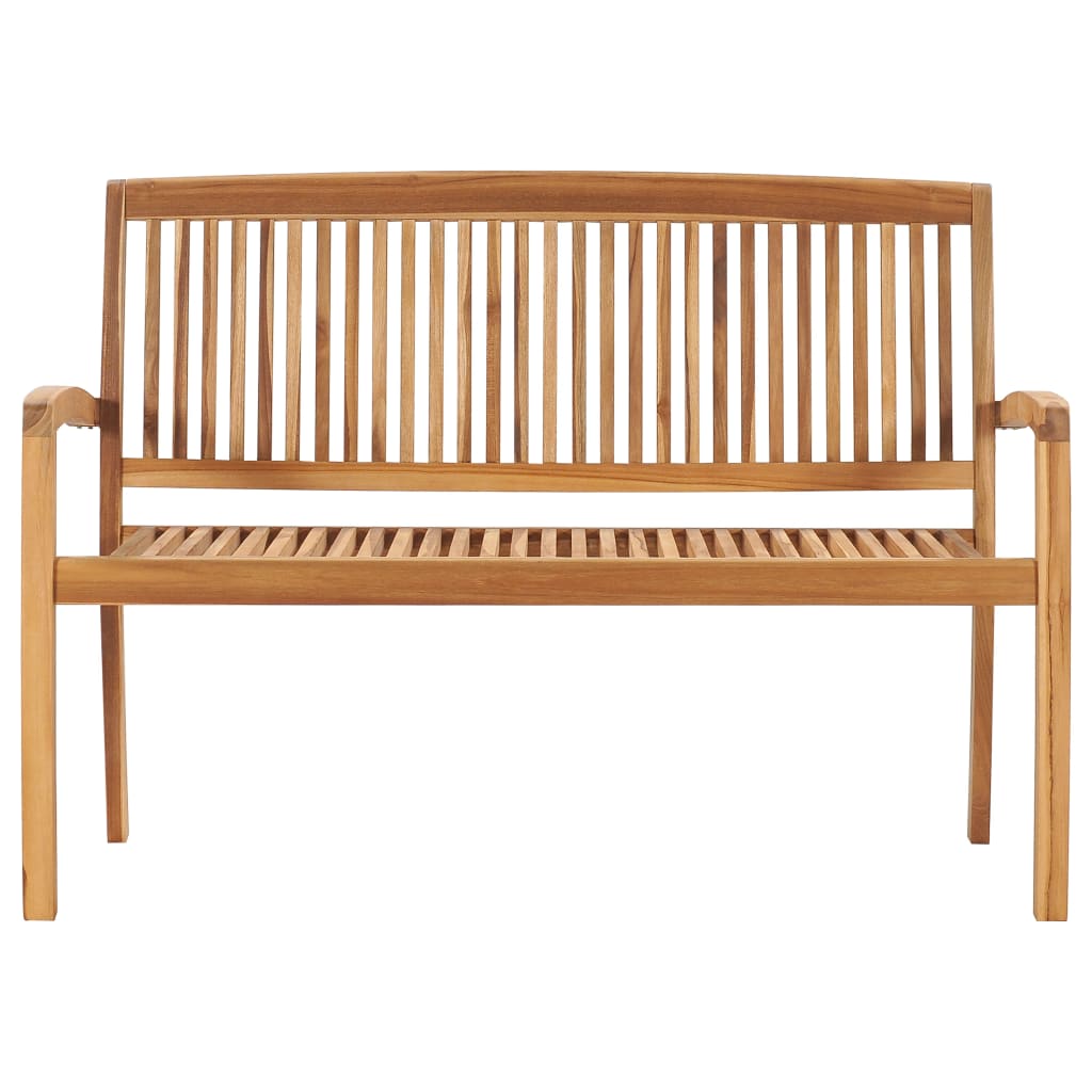 2-seters hagebenk stablebar 120 cm heltre teak