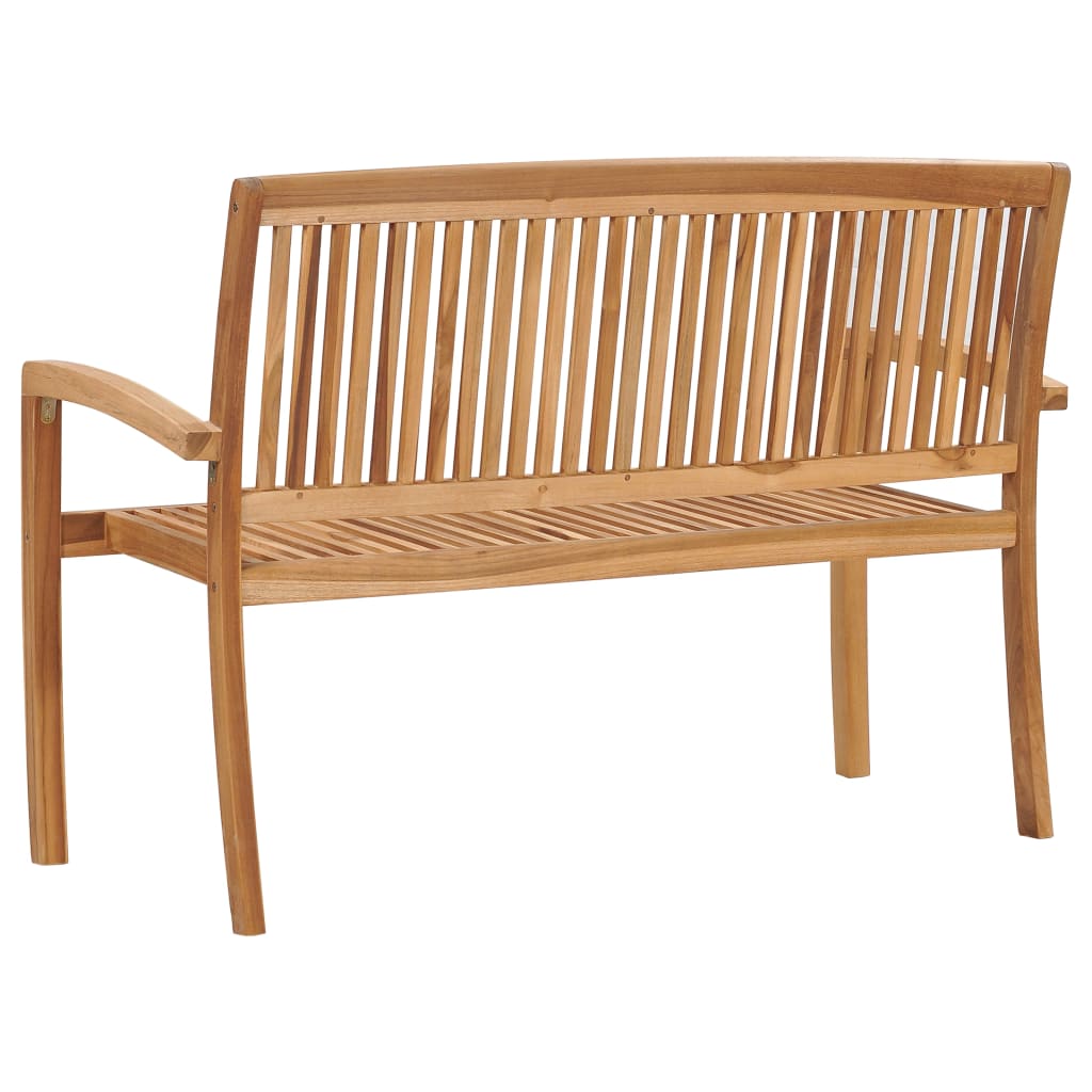2-seters hagebenk stablebar 120 cm heltre teak