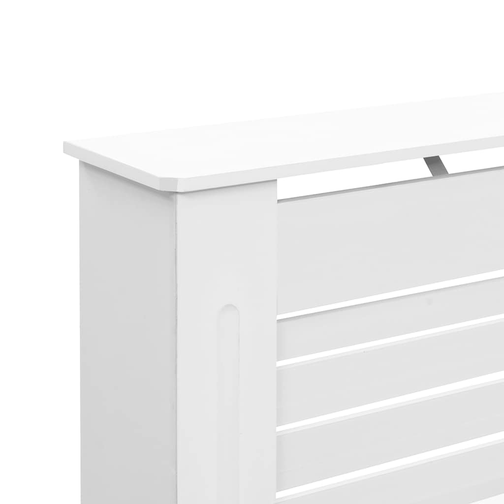 Radiatordeksler 2 stk hvit 152x19x81,5 cm MDF vidaXL